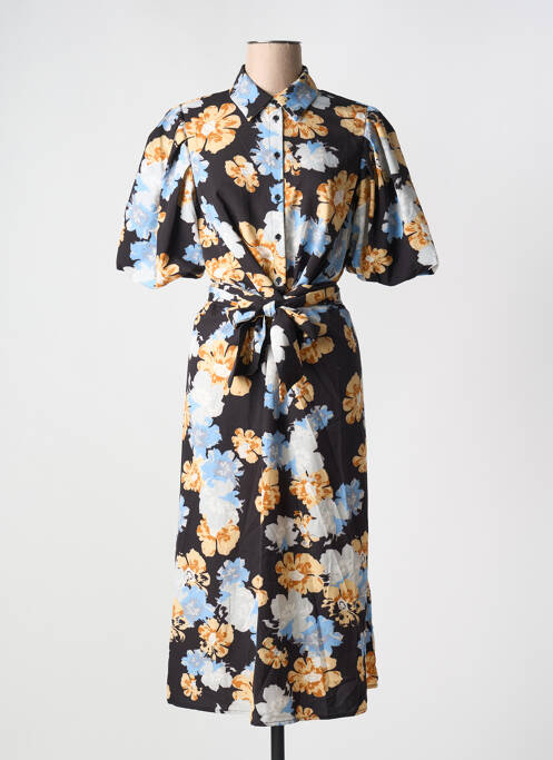 Rochie lungă negru ICHI femeie