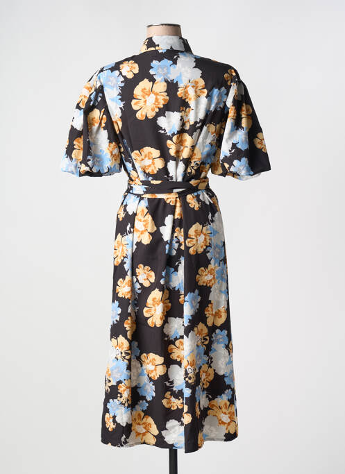 Rochie lungă negru ICHI femeie