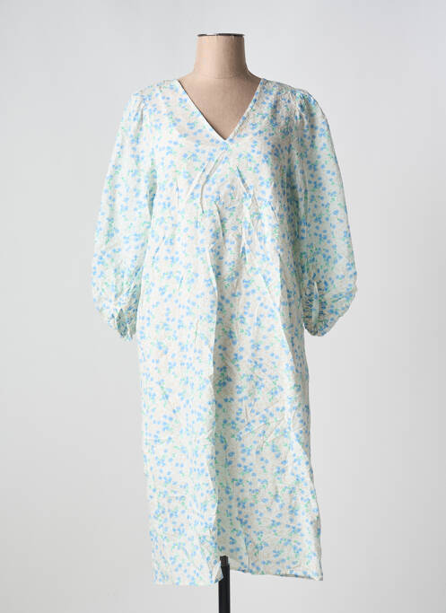 Rochie midi albastru ICHI femeie