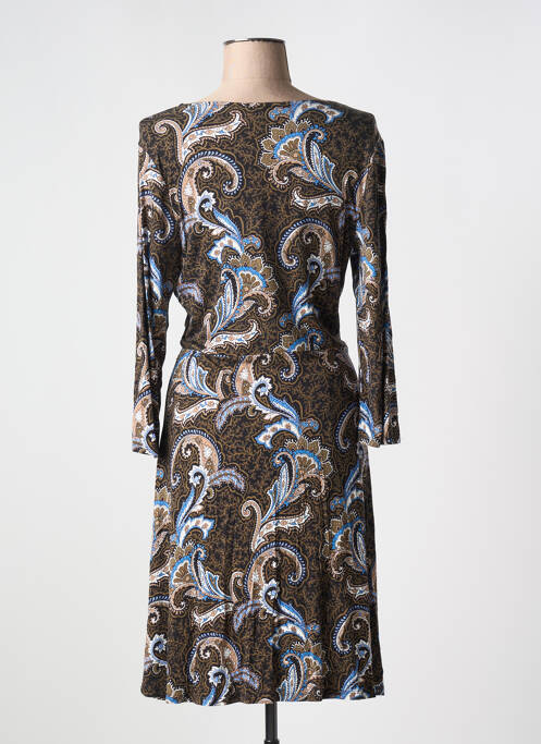 Rochie midi maro FRANSA femeie