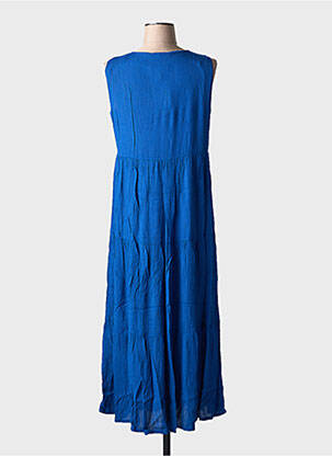 Rochie lungă fără mâneci fără mâneci albastru LILI & CAROLINE femeie
