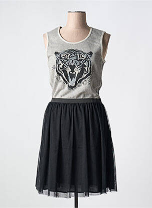 Rochie midi gri IKKS femeie