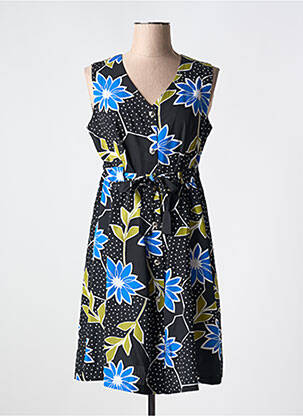 Rochie midi albastru LILI & CAROLINE femeie