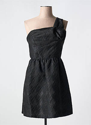 Rochie scurtă fără mâneci fără mâneci negru NAF NAF femeie