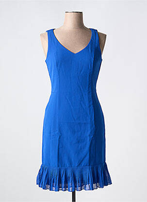 Rochie scurtă fără mâneci fără mâneci albastru NAF NAF femeie