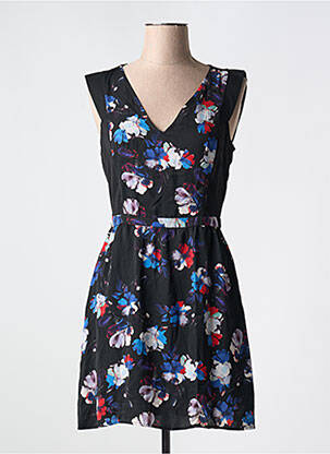 Rochie scurtă fără mâneci fără mâneci negru NAF NAF femeie