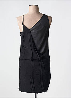 Rochie midi croială cambrată bretele subțiri negru COP COPINE femeie