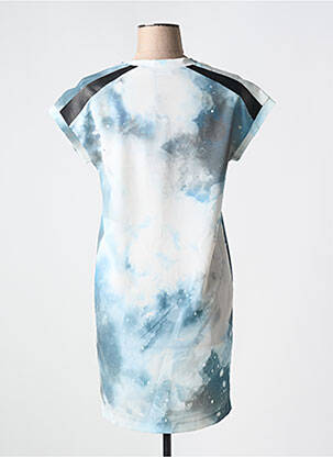 Rochie midi croială fluidă mâneci scurte gri COP COPINE femeie