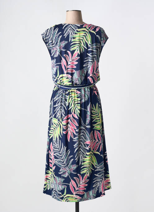 Rochie midi albastru LILI & CAROLINE femeie