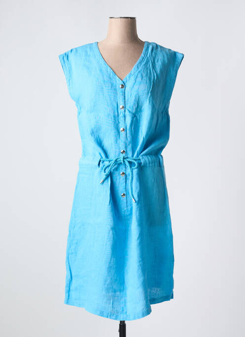 Rochie midi albastru LILI & CAROLINE femeie