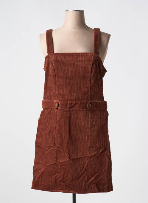 Rochie scurtă maro NAF NAF femeie