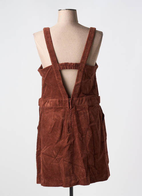 Rochie scurtă maro NAF NAF femeie