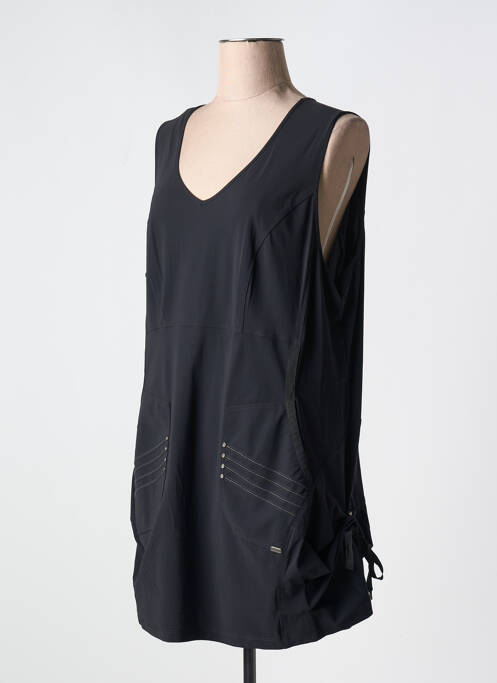 Tunică fără mâneci negru 3322 femeie