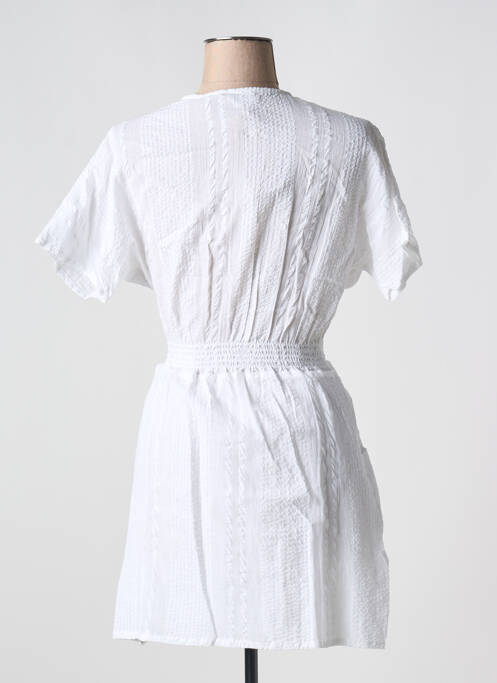 Rochie scurtă alb BIZANCE femeie