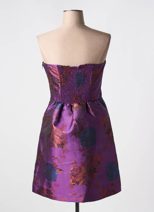 Rochie scurtă violet NAF NAF femeie