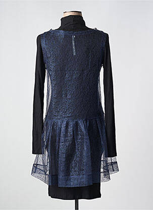 Rochie midi croială fluidă mâneci lungi albastru COP COPINE femeie