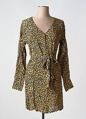 Rochie scurtă bej BIZANCE femeie