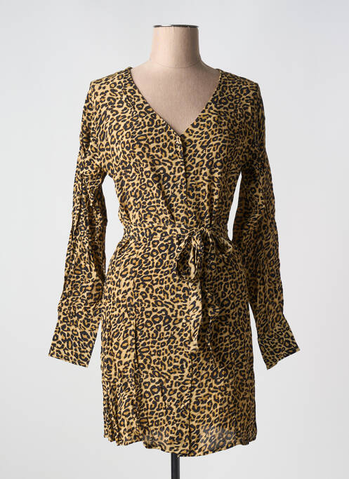 Rochie scurtă bej BIZANCE femeie