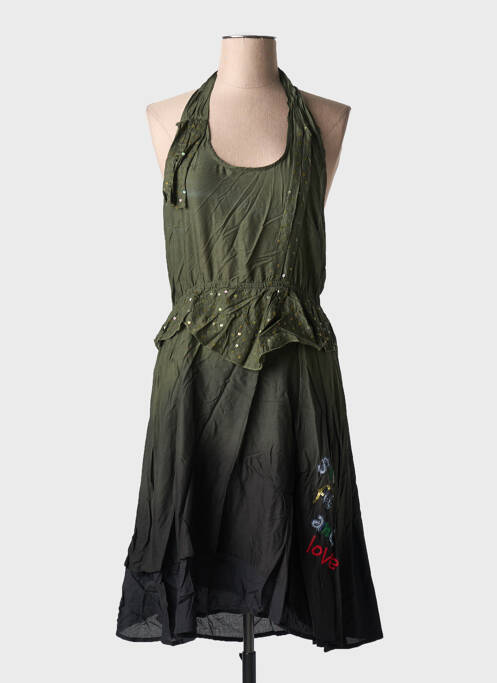 Rochie midi verde DESIGUAL femeie