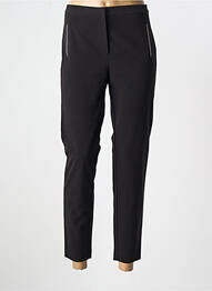 Pantalon slim țesătură poplin negru NAF NAF femeie