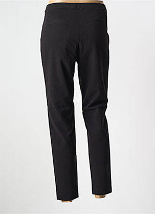 Pantalon slim țesătură poplin negru NAF NAF femeie