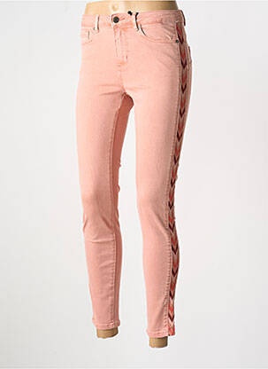 Pantalon slim conic mărime normală roz NAF NAF femeie