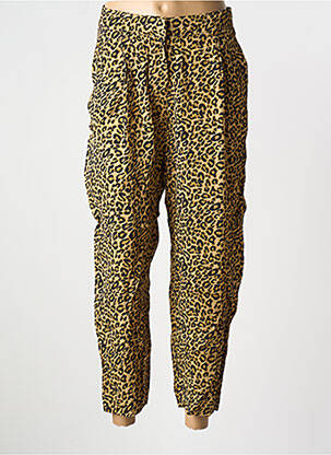 Pantalon larg maro BIZANCE femeie