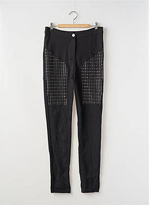 Pantalon slim negru LAUREN VIDAL femeie