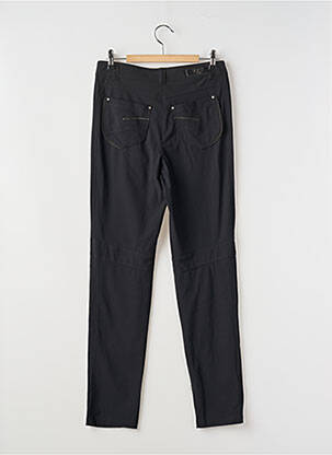 Pantalon slim elasticitate mărime normală negru 3322 femeie