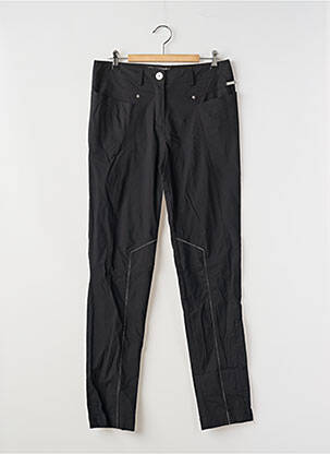 Pantalon slim elasticitate mărime normală negru 3322 femeie
