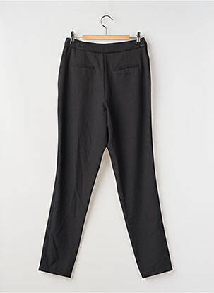 Pantalon slim țesătură poplin mărime normală negru ET COMPAGNIE femeie