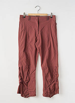 Pantalon trei sferturi roșu DECA femeie