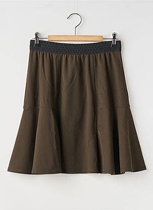 Fustă scurtă maro 3322 femeie