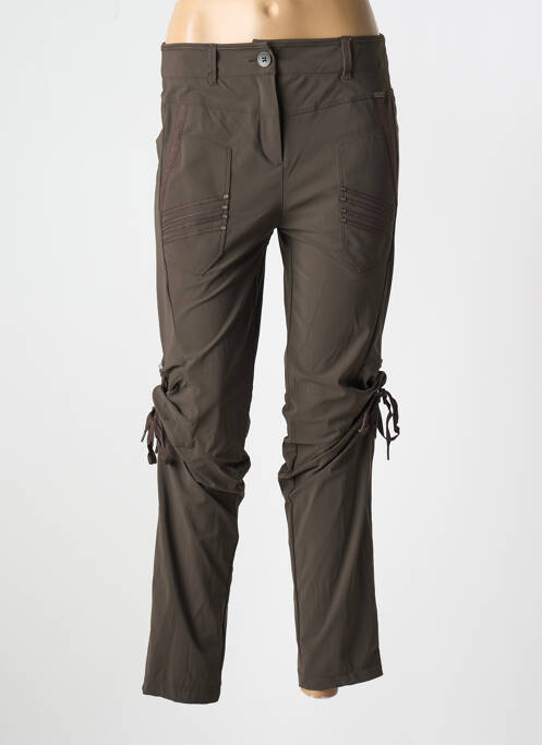 Pantalon slim maro 3322 femeie