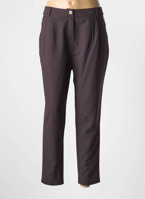 Pantalon drept maro R867 femeie