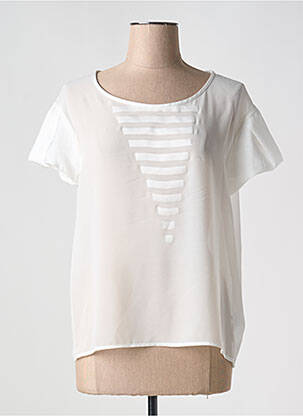 Top alb COP COPINE femeie