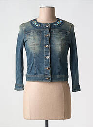 Jachete casual guler rotund albastru SISLEY femme