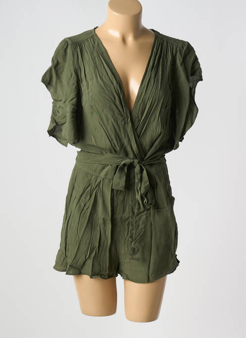 Salopetă scurtă verde NAF NAF femeie