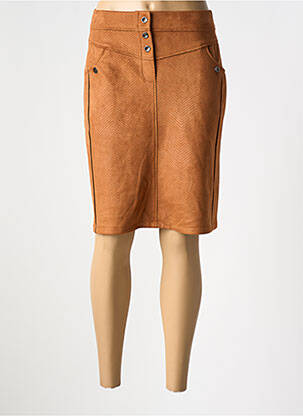 Fustă midi maro LILI & CAROLINE femeie