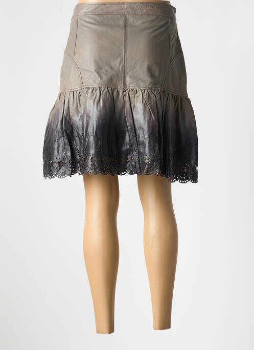 Fustă midi maro ET COMPAGNIE femeie