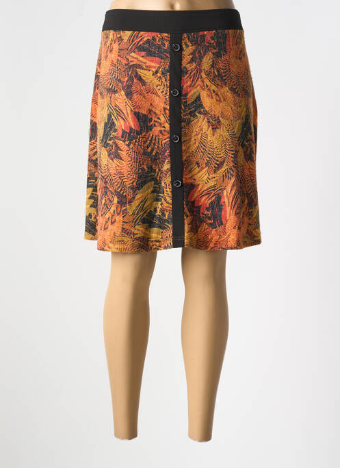 Fustă scurtă maro LILI & CAROLINE femeie