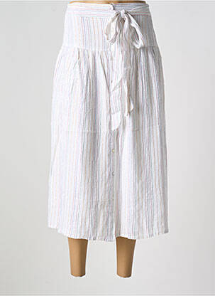 Fustă lungă alb BIZANCE femeie