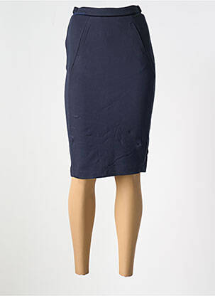 Fustă midi albastru ONE STEP femeie