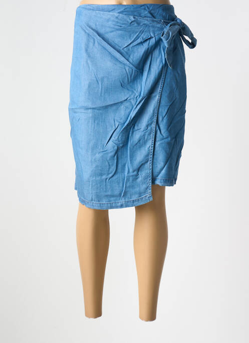 Fustă midi albastru ONE STEP femeie