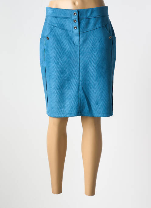 Fustă midi albastru LILI & CAROLINE femeie