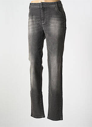 Blugi cu croială slim gri GINA LAURA femeie