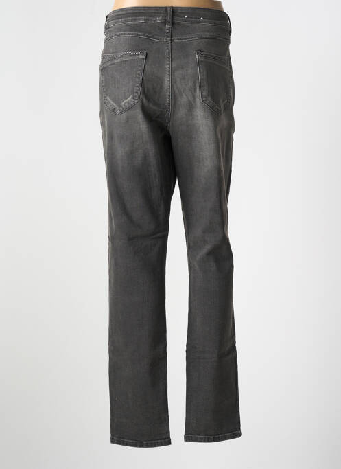 Blugi cu croială slim elasticitate mărime normală gri GINA LAURA femme