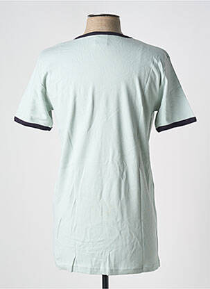 Tricou croială dreaptă mâneci scurte albastru LOGOSHIRT bărbat