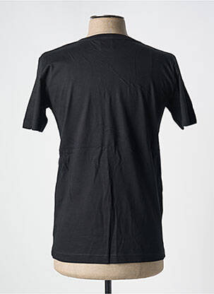 Tricou croială dreaptă mâneci scurte negru LOGOSHIRT bărbat