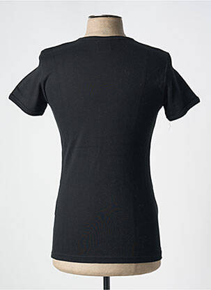 Tricou croială dreaptă mâneci scurte negru LOGOSHIRT bărbat